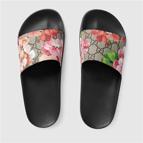 fuchsia gucci slides|Gucci Slides for Women .